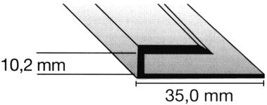 10.2mm U-profilé