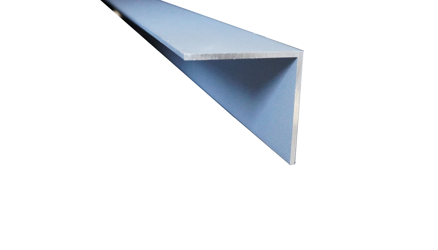 40x40x2.0mm cornière isocèle alu argent éloxé, non percé