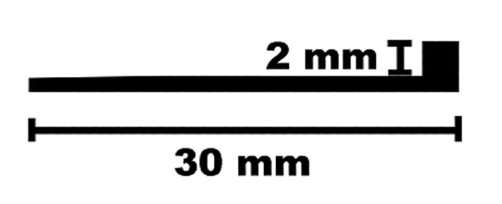 2.0mm Winkelabschlussprofil