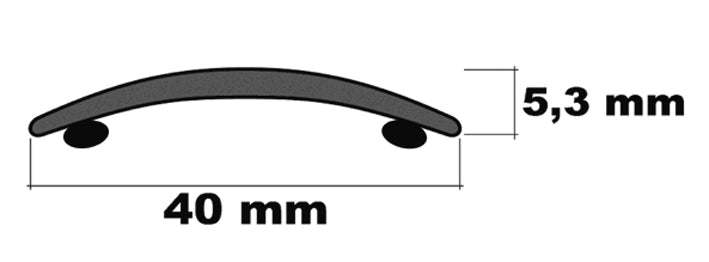 40mm Hohlflachprofil selbstklebend