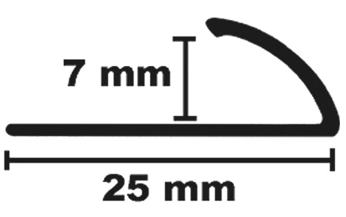 7.0mm Klemmprofil gebohrt