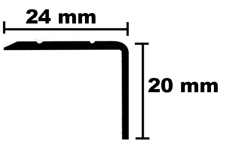 20x24mm Winkel