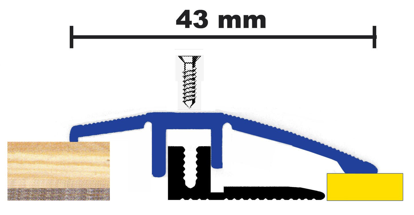 43mm PARK-Ausgleichsprofil PBP, gebohrt