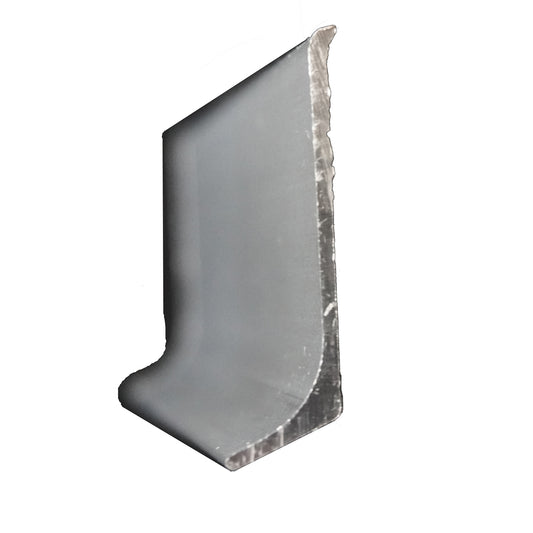 Plinthes en aluminium 50/11mm argent éloxé