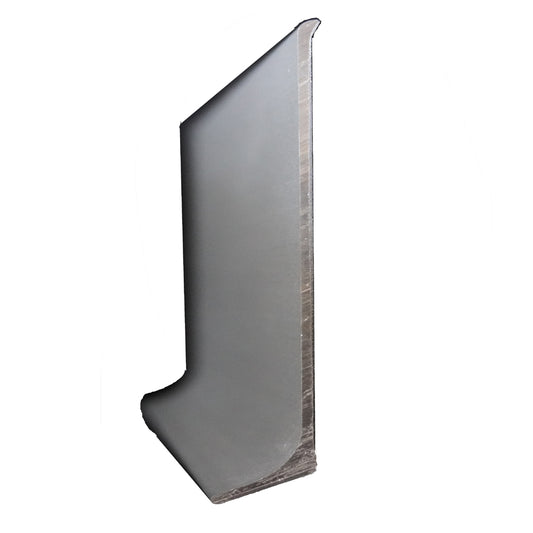 Aluminiun-Sockelleisten 80/11mm Silber eloxiert