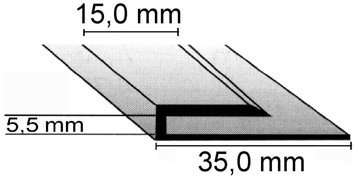5.5mm U-Profil